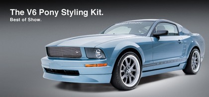 3D Carbon Pony Body Kit, 4 Piece (Urethane)