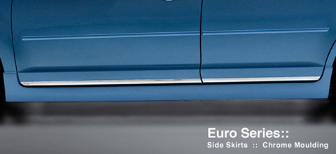 3D Carbon Euro Series Side Skirt, Left (Urethane)