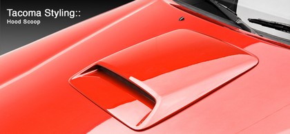 3D Carbon Hood Scoop (Urethane)