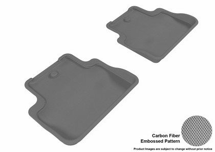 3D Maxpider Kagu Floormat - Gray - Row 2 (2-Piece)