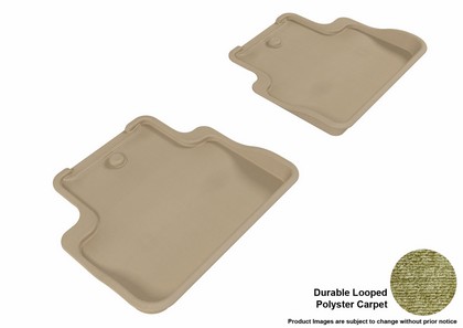 3D Maxpider Classic Floormat - Tan - Row 2 (2-Piece)