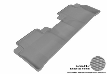 3D Maxpider Kagu Floormat - Gray - Row 2 (1-Piece)