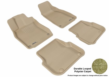 3D Maxpider Classic Floormats - Tan - Set (4-Piece)