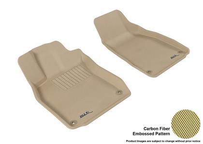 3D Maxpider Kagu Floormat - Tan - Row 1 (2-Piece)