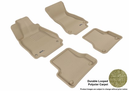 3D Maxpider Classic Floormats - Tan - Set (4-Piece)