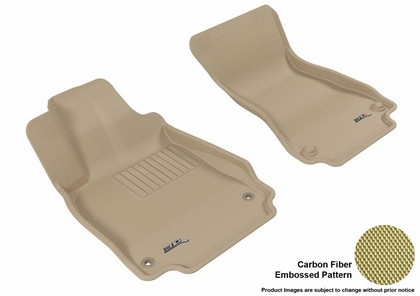 3D Maxpider Kagu Floormat - Tan - Row 1 (2-Piece)