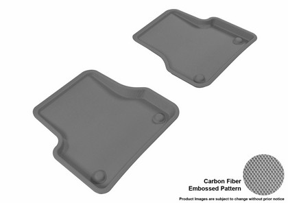 3D Maxpider Kagu Floormat - Gray - Row 2 (2-Piece)