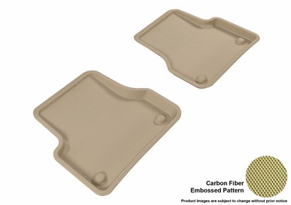 3D Maxpider Kagu Floormat - Tan - Row 2 (2-Piece)