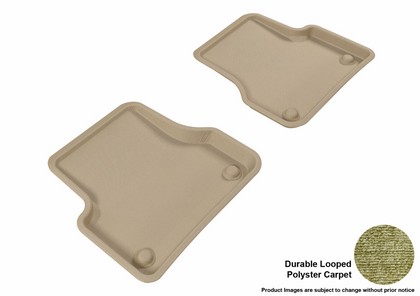 3D Maxpider Classic Floormat - Tan - Row 2 (2-Piece)