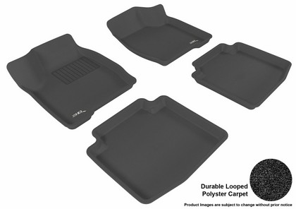 3D Maxpider Classic Floormats - Black - Set (4-Piece)