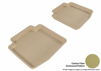 3D Maxpider Kagu Floormat - Tan - Row 2 (2-Piece)