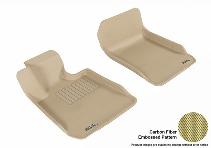 3D Maxpider Kagu Floormat - Tan - Row 1 (2-Piece)