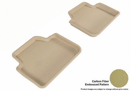 3D Maxpider Kagu Floormat - Tan - Row 2 (2-Piece)