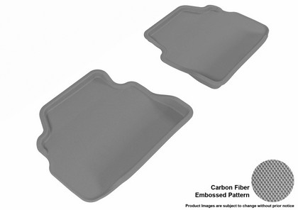 3D Maxpider Kagu Floormat - Gray - Row 2 (2-Piece)