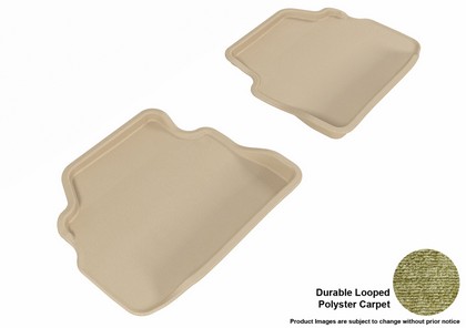 3D Maxpider Classic Floormat - Tan - Row 2 (2-Piece)