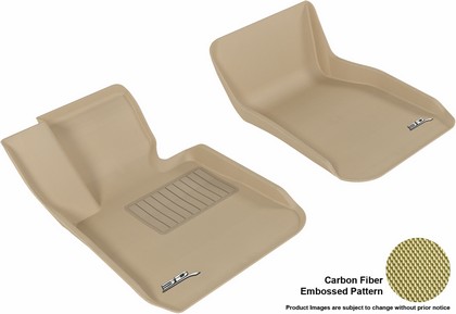 3D Maxpider Kagu Floormat - Tan - Row 1 (2-Piece)