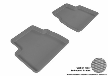 3D Maxpider Kagu Floormat - Gray - Row 2 (2-Piece)