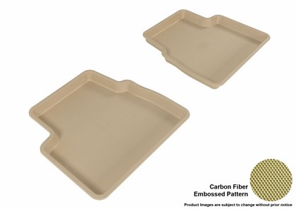 3D Maxpider Kagu Floormat - Tan - Row 2 (2-Piece)