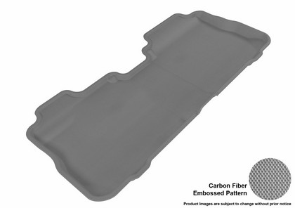 3D Maxpider Kagu Floormat - Gray - Row 2 (1-Piece)