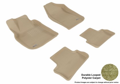 3D Maxpider Classic Floormats - Tan - Set (4-Piece)