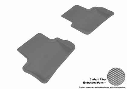 3D Maxpider Kagu Floormat - Gray - Row 2 (2-Piece)