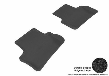 3D Maxpider Classic Floormat - Black - Row 2 (2-Piece)