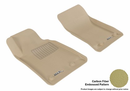 3D Maxpider Kagu Floormat - Tan - Row 1 (2-Piece)