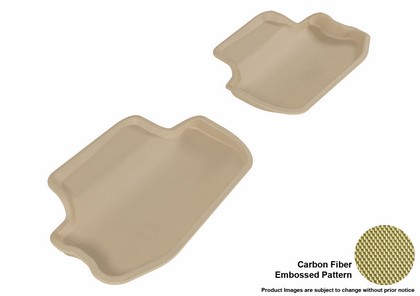 3D Maxpider Kagu Floormat - Tan - Row 2 (2-Piece)