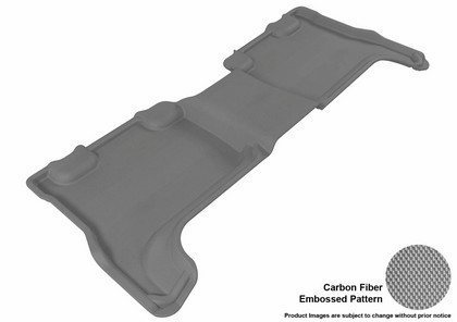 3D Maxpider Kagu Floormat - Gray - Row 2 (1-Piece)