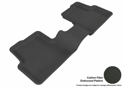 3D Maxpider Kagu Floormat - Black - Row 2 (1-Piece)