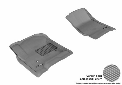 3D Maxpider Kagu Floormat - Gray - Row 1 (2-Piece)