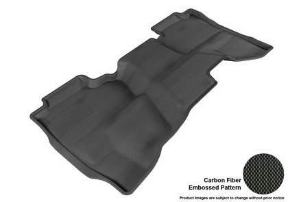 3D Maxpider Kagu Floormat - Black - Row 2 (1-Piece)