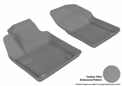 3D Maxpider Kagu Floormat - Gray - Row 1 (2-Piece)