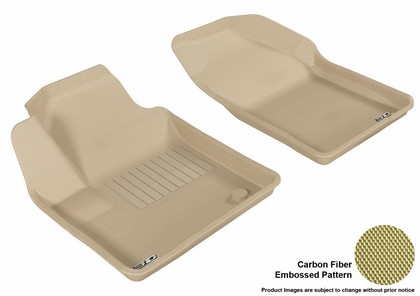 3D Maxpider Kagu Floormat - Tan - Row 1 (2-Piece)