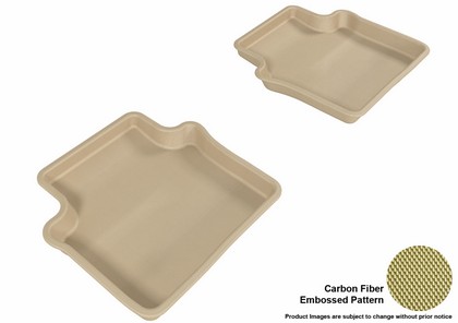 3D Maxpider Kagu Floormat - Tan - Row 2 (2-Piece)