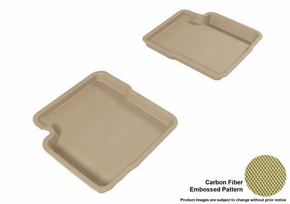 3D Maxpider Kagu Floormat - Tan - Row 2 (2-Piece)