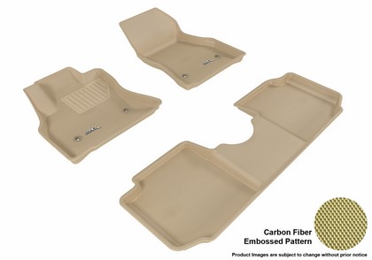 3D Maxpider Kagu Floormat - Tan - Set (1-Piece)