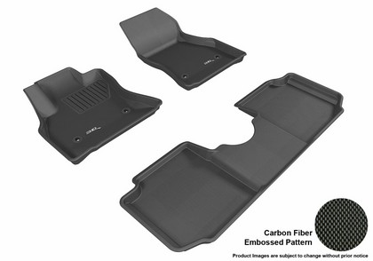 3D Maxpider Kagu Floormat - Black - Set (1-Piece)