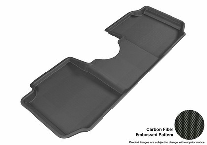 3D Maxpider Kagu Floormat - Black - Row 2 (2-Piece)