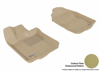 3D Maxpider Kagu Floormat - Tan - Row 1 (2-Piece)