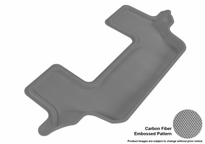 3D Maxpider Kagu Floormat - Gray - Row 3 (1-Piece)