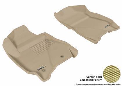 3D Maxpider Kagu Floormat - Tan - Row 1 (2-Piece)