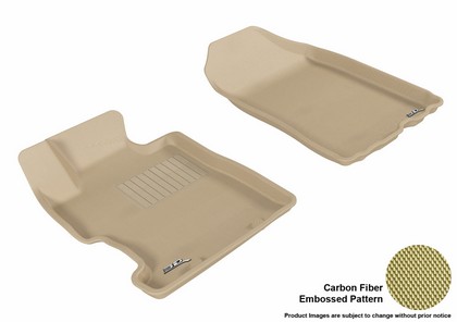 3D Maxpider Kagu Floormat - Tan - Row 1 (2-Piece)