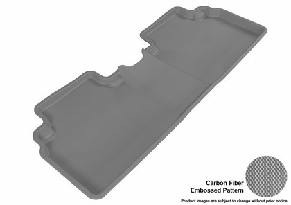 3D Maxpider Kagu Floormat - Gray - Row 2 (1-Piece)