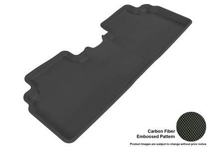 3D Maxpider Kagu Floormat - Black - Row 2 (1-Piece)