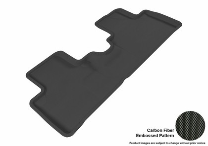 3D Maxpider Kagu Floormat - Black - Row 2 (1-Piece)