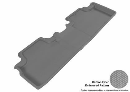 3D Maxpider Kagu Floormat - Gray - Row 2 (1-Piece)