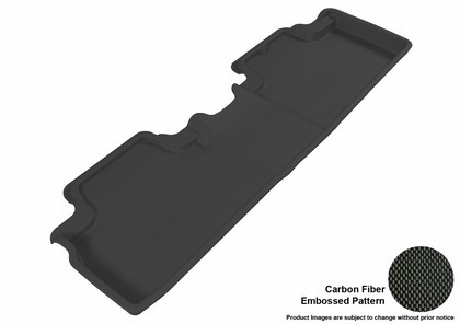 3D Maxpider Kagu Floormat - Black - Row 2 (1-Piece)