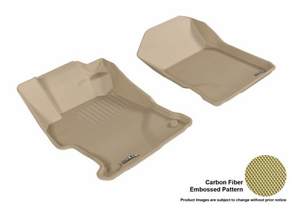 3D Maxpider Kagu Floormat - Tan - Row 1 (2-Piece)