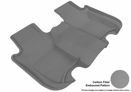 3D Maxpider Kagu Floormat - Gray - Row 2 (1-Piece)